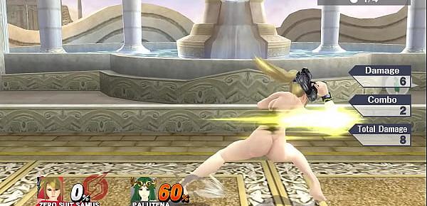  Sm4sh Nude Mods - Naked Zero Suit Samus Showcase! [1080p 60fps]